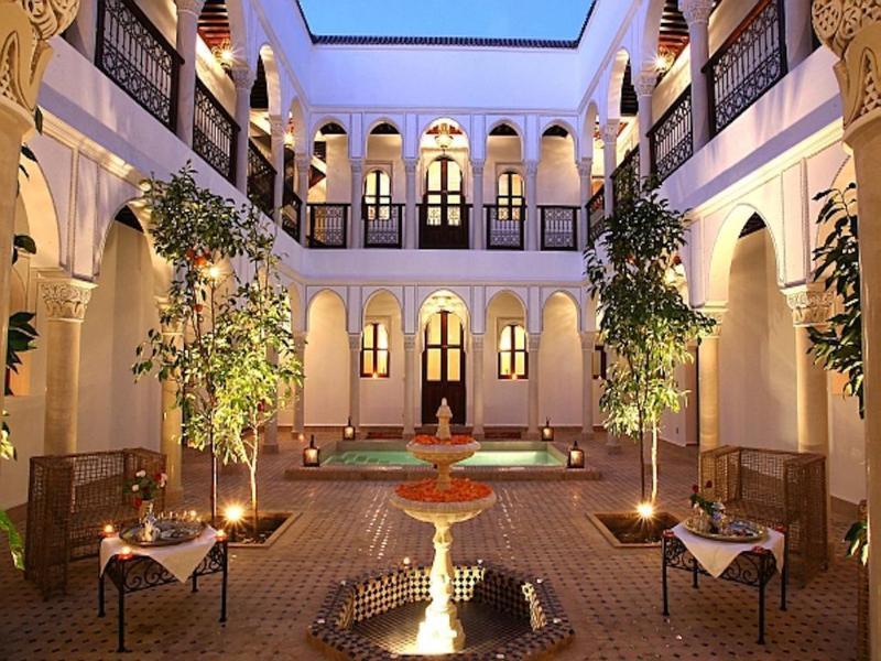 Riad Le Jardin D'Abdou Marrakesh Exteriör bild The hotel's courtyard