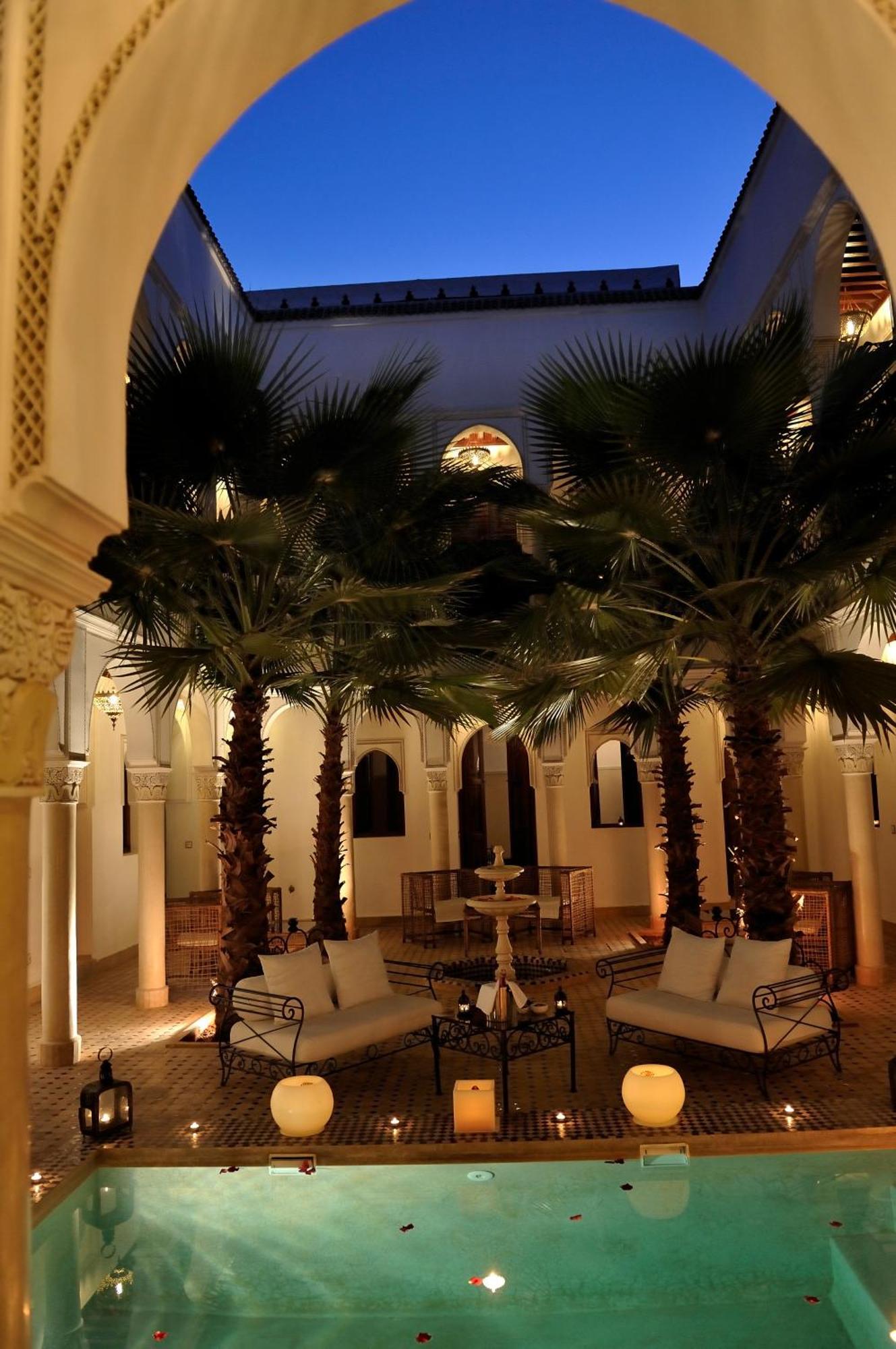 Riad Le Jardin D'Abdou Marrakesh Exteriör bild The hotel's courtyard