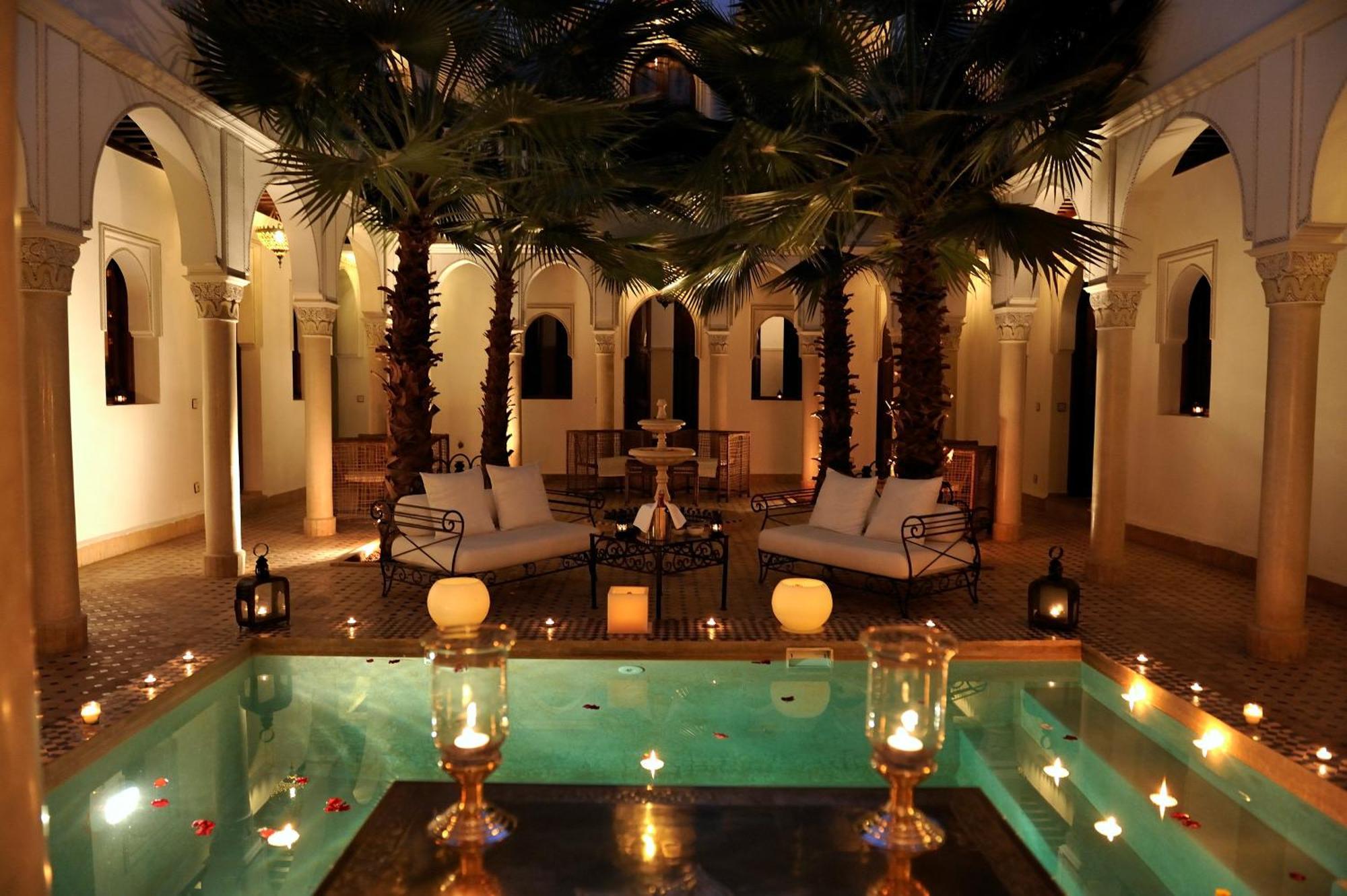 Riad Le Jardin D'Abdou Marrakesh Exteriör bild The hotel's courtyard